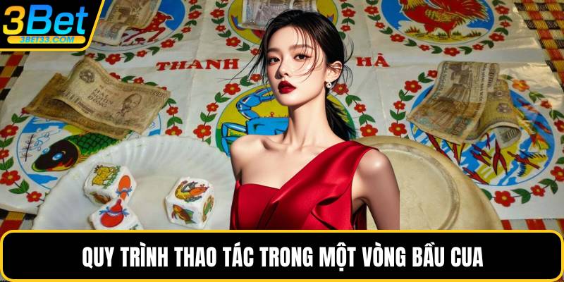 Quy trình thao tác trong một vòng bầu cua